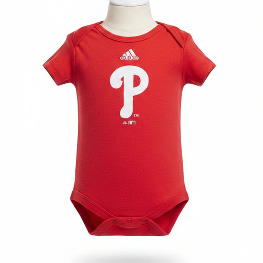 Red/White Adidas Onesie, 18M B