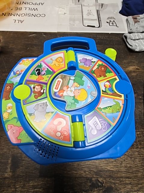 Blue/Green/Grey Fisher Price Little People See N' Say