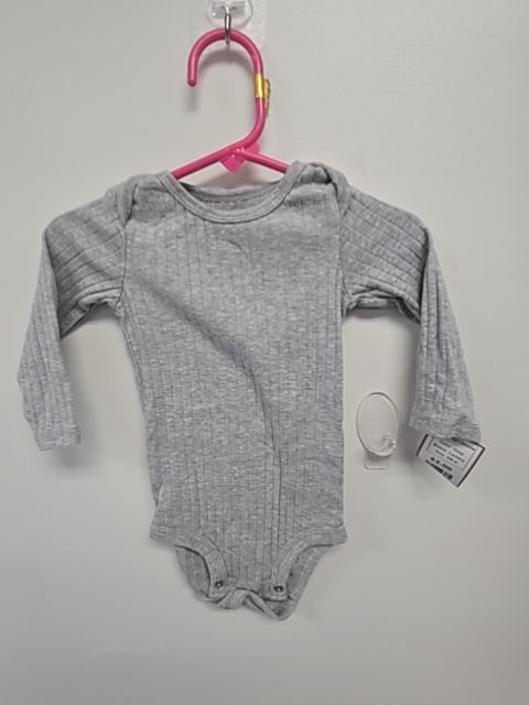 Grey Carters Longsleeve Onesie, 6M B