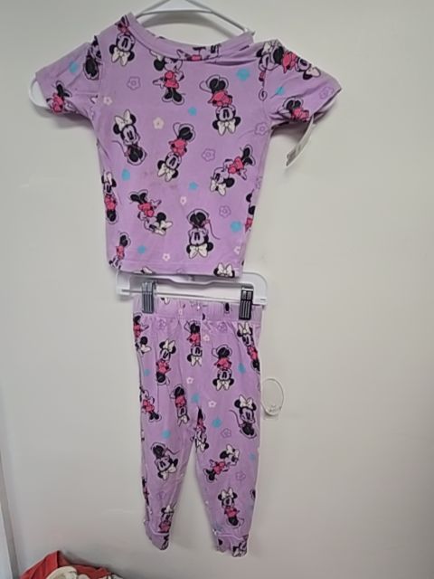 Purple Minnie Pjs, 2T G