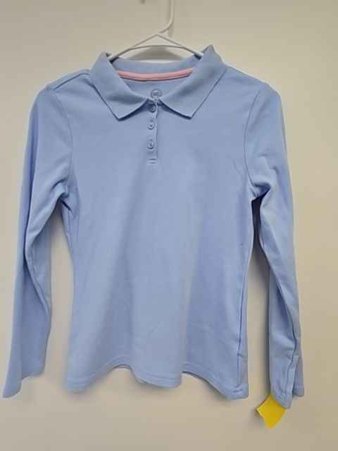 Blue Wonder Nation Longsleeve Polo, 10 G