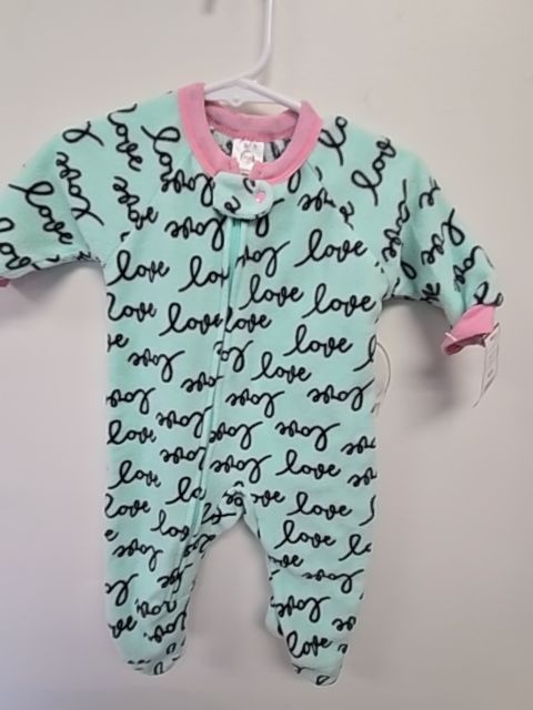Blue/Pink/Black Love Gerber Sleeper, 3M G