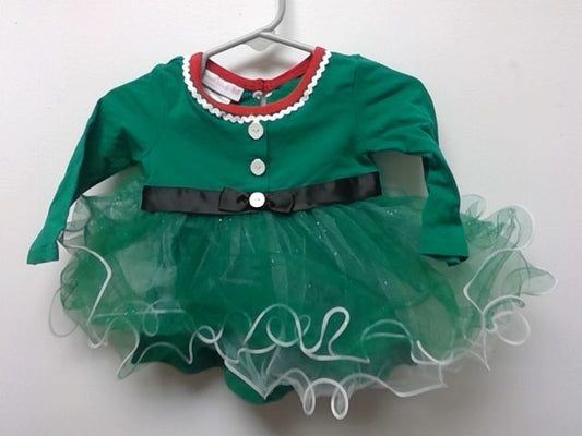 Green Bonnie baby Christmas long sleeve, 3M G