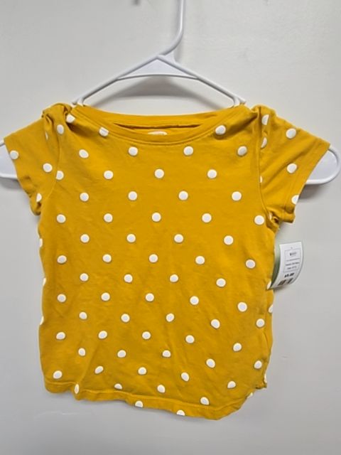 Yellow/White Polka Dot Old Navy Shirt, 4T G