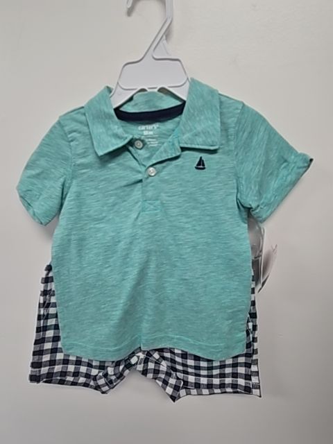 Blue/Navy Carters Outfit, 18M B