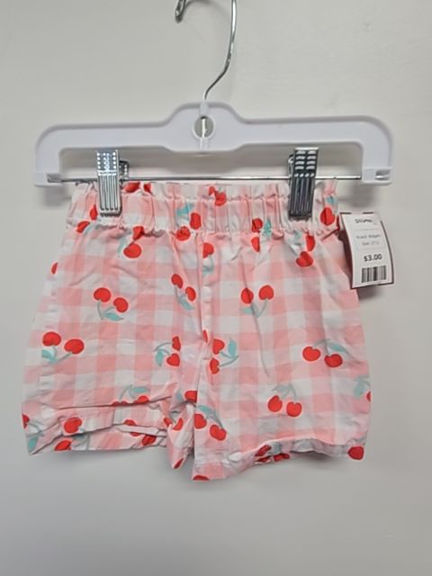 Pink/White Cherries Kidgets Shorts, 2T G