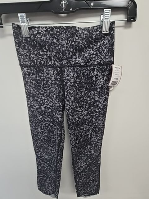 Black/Grey All In Motion Leggings, 6 G