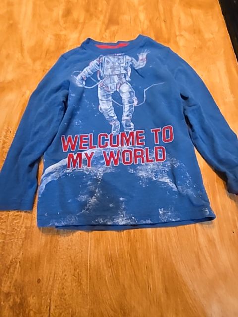 Blue Astronaut Wonder Nation Longsleeve Shirt, 4T B