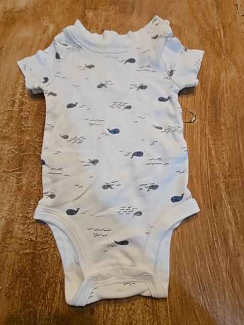 White Just one you Whale onesie, 3M B
