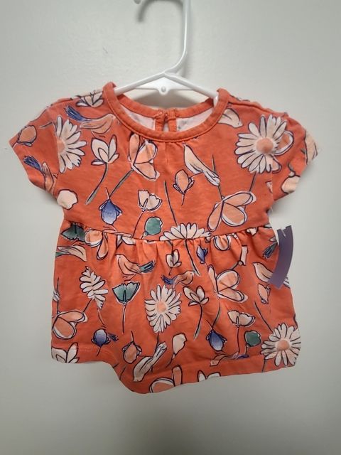 Orange Flower Carters Dress, 3M G