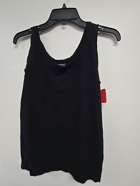 Black Bump Start Maternity Tank Top, Medium
