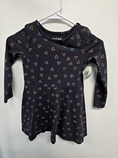 Grey/Colorful Hearts Cat & Jack Dress, 5T G
