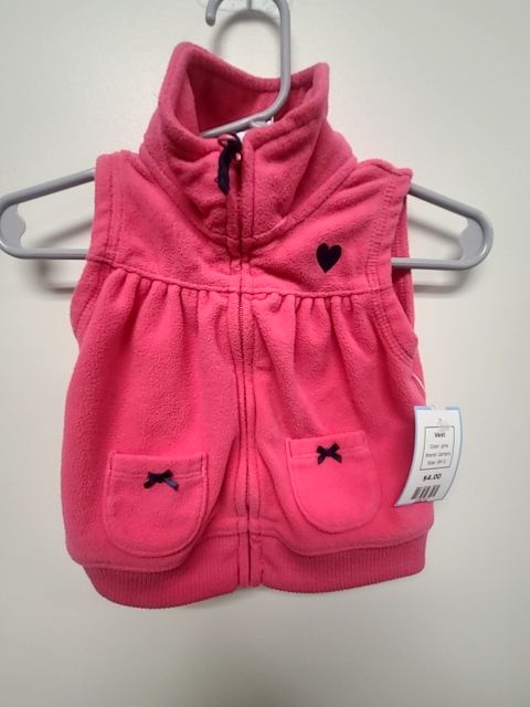 pink Carters Vest, 3M G