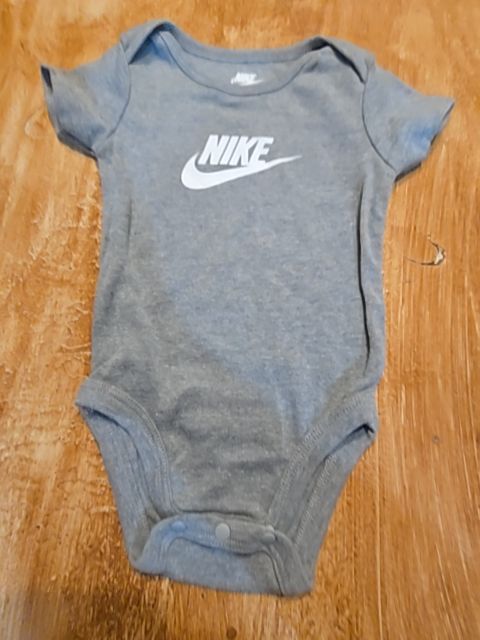Grey Nike Onesie, 9M B