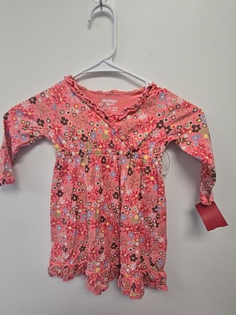 Pink Flower OshKosh Dress, 2T G