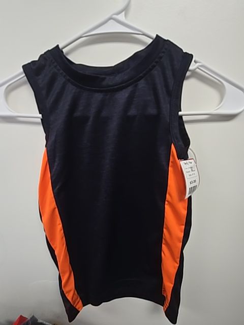 Navy/Orange COugar Tank Top, 4T B