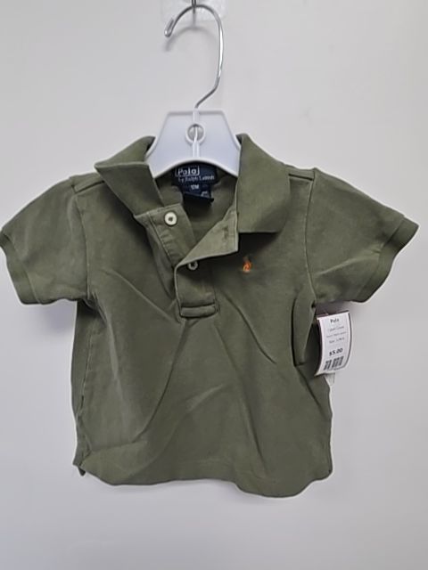 Green Ralph Lauren Polo, 12M B