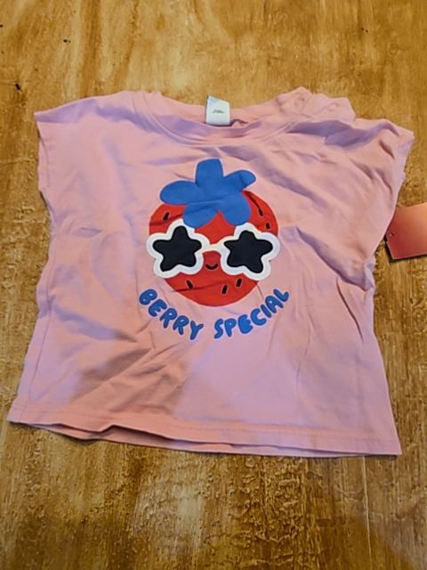 Pink Strawberry Old Navy Shirt, 6M G