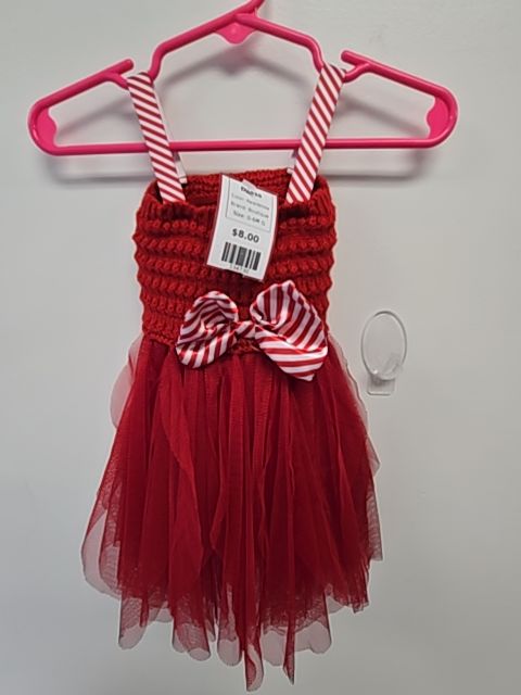 Red/White Boutique Dress, 0-6M G