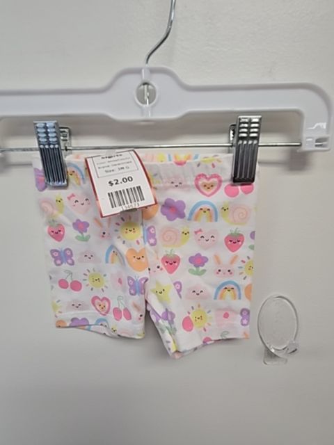 White/Colorful Garanimals Shorts, 3M G
