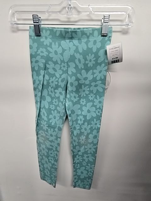 Green Wonder Nation Flower Leggings, 6 G