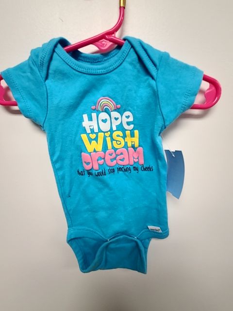 Blue Hope Wish Dream  Onesie, NB G