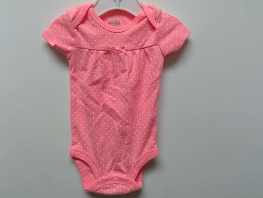 Pink Child of mine Polka dot onesie, NB G