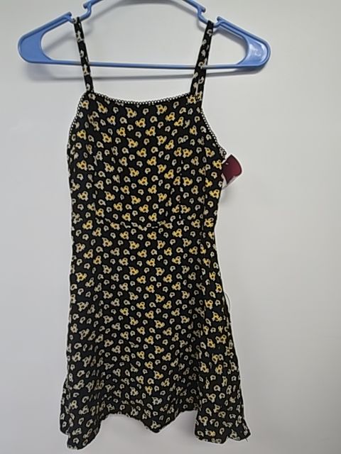 Black/Yellow Flower Art Class Dress, 8 G