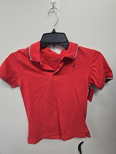 Red Calvin Klein Polo, 7 B