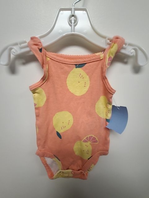 orange Carters Tank Top Onesie, 3M G