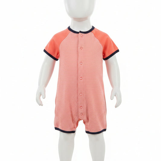 Red/White/Navy Carters Short One Piece, 12M B