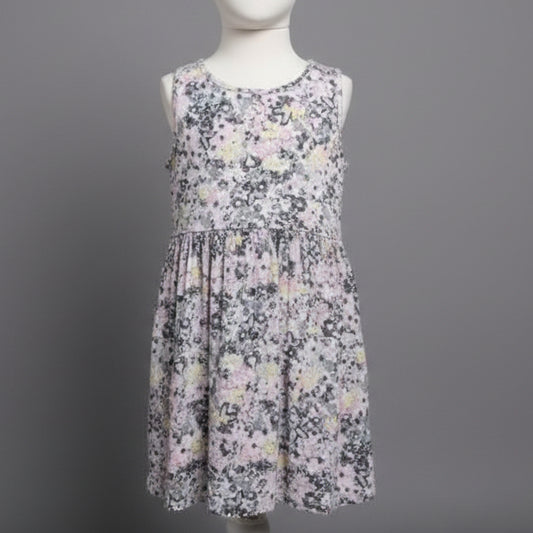 Green/Pink Flowers H&M Dress, 4T G