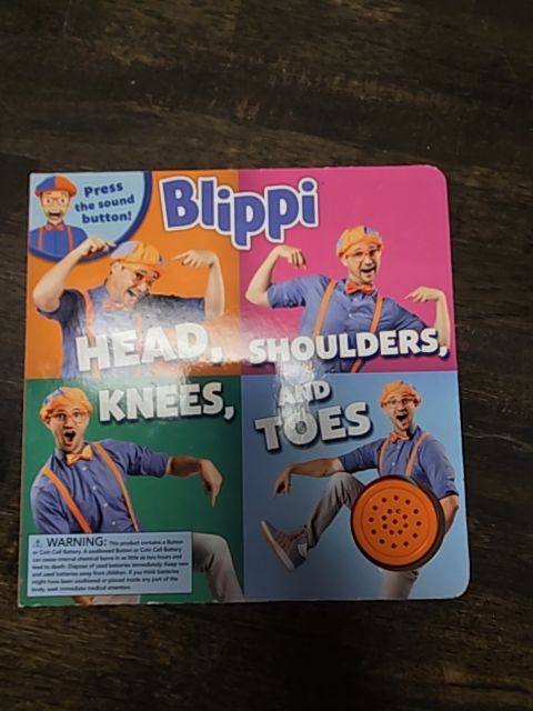 Blippi Head, Shoulders, Knees And Toes Book