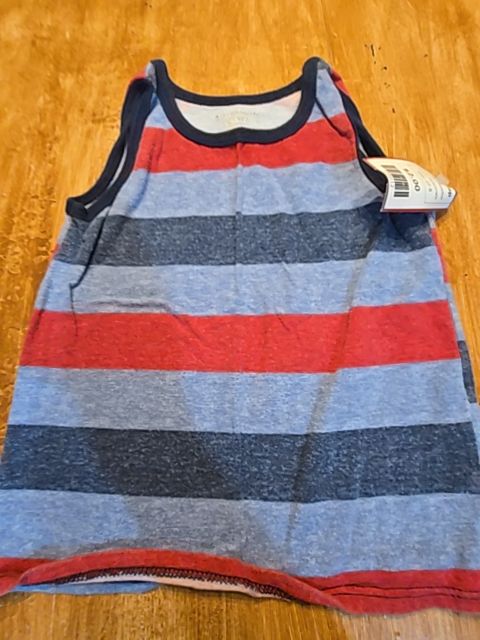 Navy/Blue/Red Garanimals Tank Top, 2T B