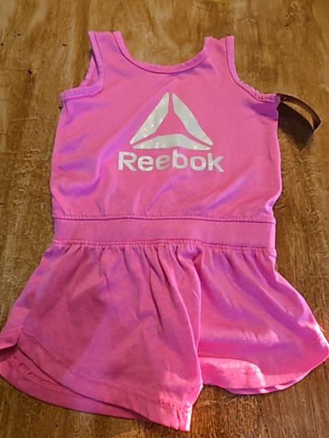 Pink Reebok Short One Piece, 12M G