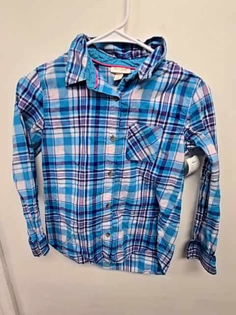 Blue/Pink Cat & Jack Flannel, 10 G