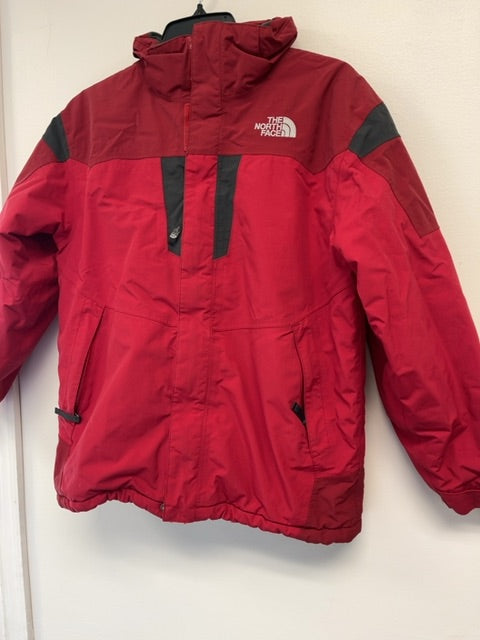 Red/Grey North Face Coat, 14 B