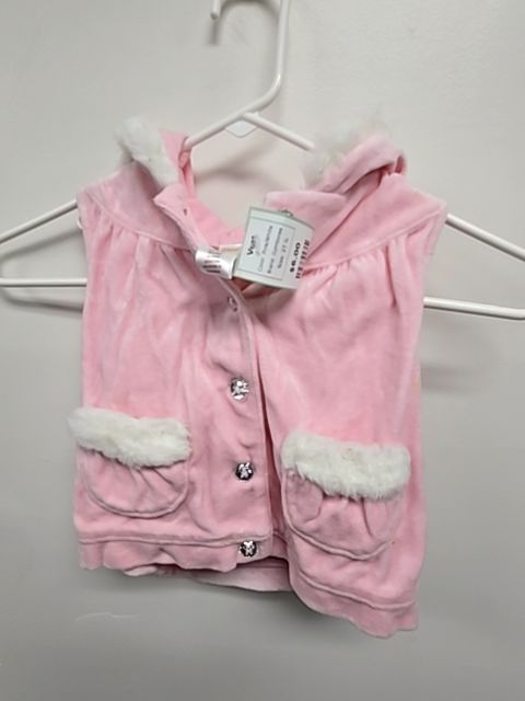 Pink/White Gymboree Vest, 2T G