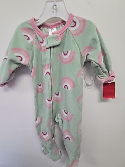 Green/Pink Rainbow Gerber Sleeper, 3M G
