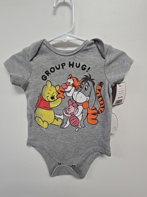 Grey Winnie The Pooh Disney Onesie, 3M B