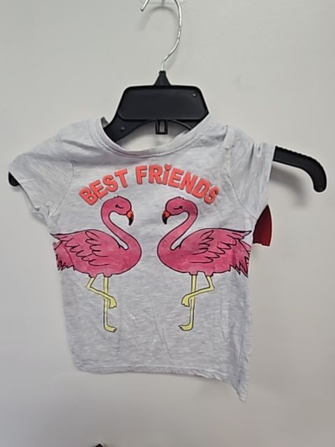 Grey/Pink Flamingos Garanimals Shirt, 5T G