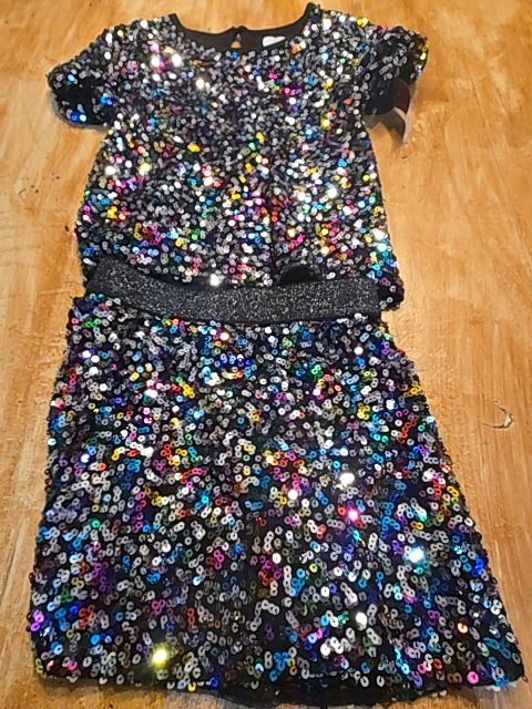 Black/Colorful Sequin Garanimals Outfit, 6 G