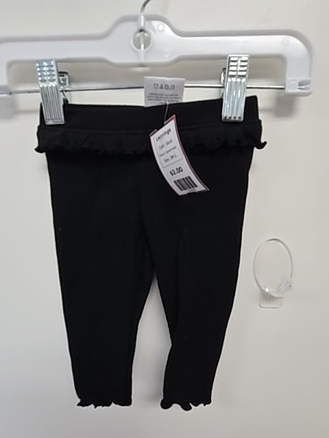Black Garanimals Leggings, 3M G