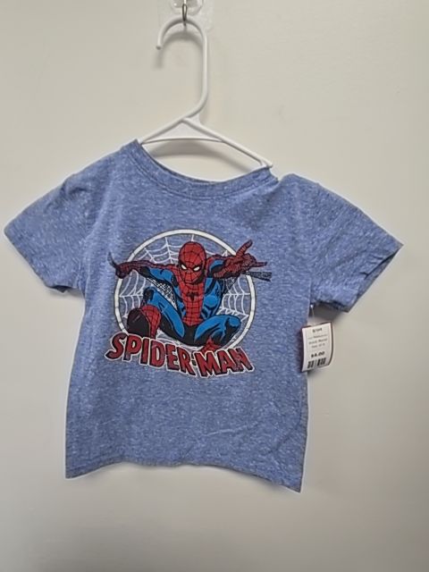 Blue Spiderman Marvel Shirt, 4T B