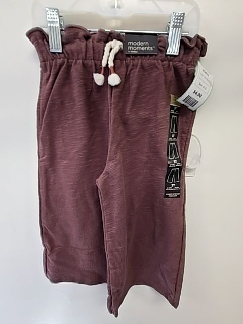 Burgandy Modern Moments Pants, 3T G