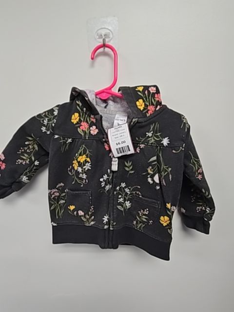 Grey Flower Carters Outfit, 9M G