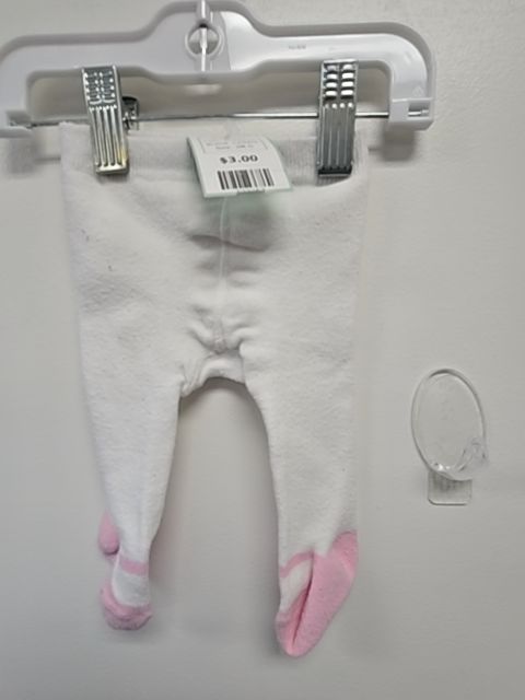 White/Pink Carters Tights, 3M G