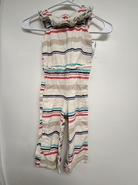 white genuine kids One piece striped outfit, 2T G