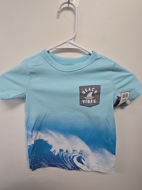 Blue/White Wave OshKosh Shirt, 3T B