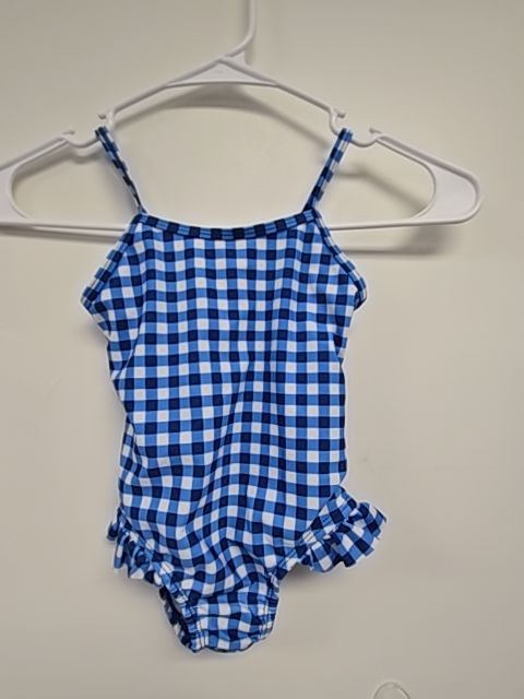Blue/White Checkered Wonder Nation Swim Suit, 3T G